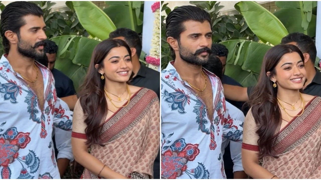 Newlywed couple Rashmika Mandanna, Vijay Deverakonda meet fans at a special lunch in Hyderabad; Video Newlyweds Rashmika Mandanna, Vijay Deverakonda meet fans at a special luncheon in Hyderabad; VIDEO
