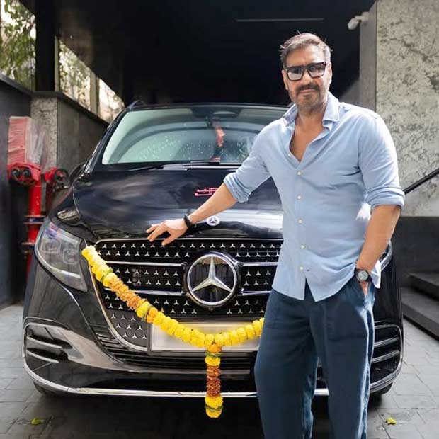 After Shah Rukh Khan, Ajay Devgan drives home a Mercedes-Benz V-Class worth Rs 1.40 crore on his 57th birthday : Bollywood News - IHNS After Shahrukh Khan, Ajay Devgan drives home in a Mercedes-Benz V-Class worth Rs 1.40 crore on his 57th birthday