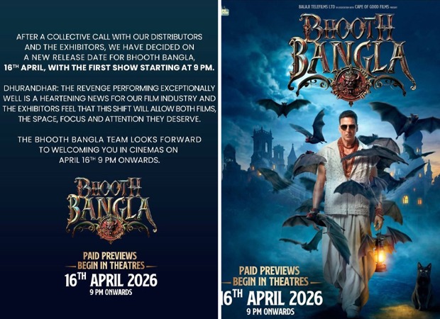 Confirmed: 'Bhoot Bangla' extended by one week; Paid previews to start from April 16 : Bollywood News – IHNS Confirmed: 'Bhoot Bangla' extended by one week; Paid previews to start from April 16 : Bollywood News – Bollywood Hungama