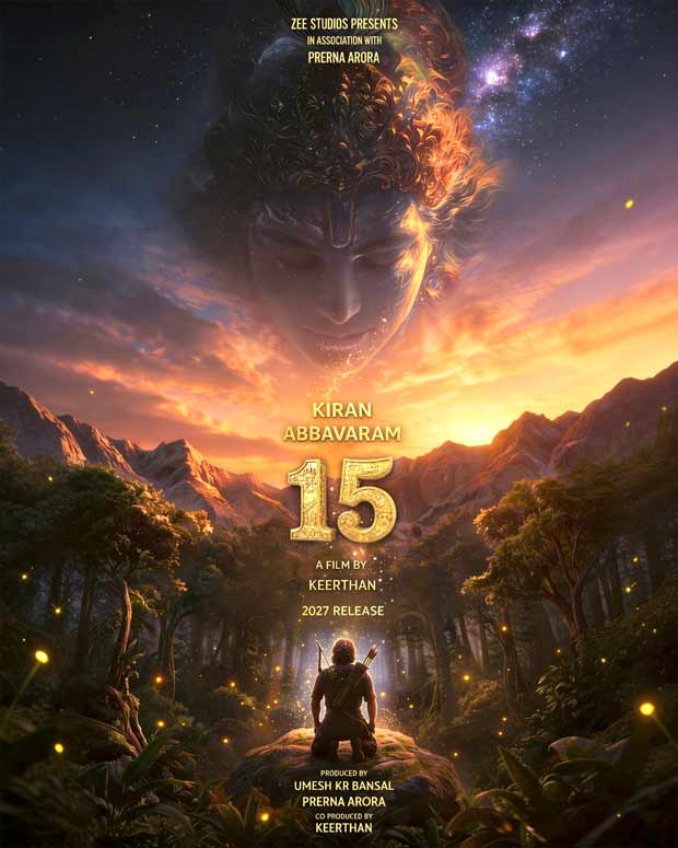 Exclusive: Kiran unveils Abbavaram 15 teaser poster; Zee Studios and Prerna Arora present a grand mythological-fantasy spectacle Exclusive: Kiran unveils Abbavaram 15 teaser poster; Zee Studios and Prerna Arora present a grand mythological-fantasy spectacle