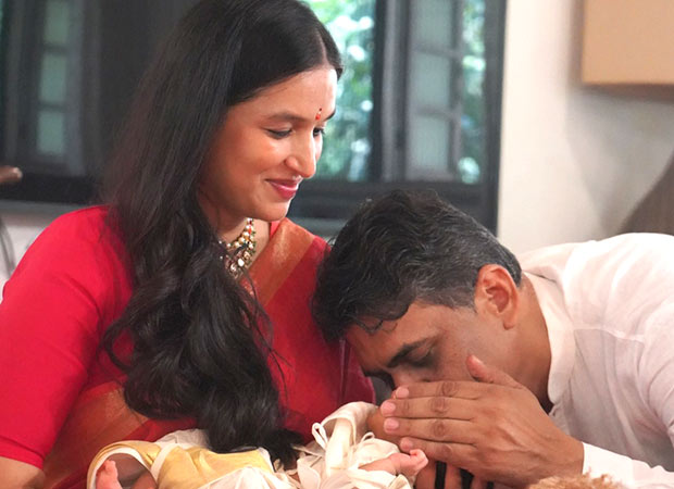 Madhu Mantena and Ira Trivedi name their first child 'Neil Chaitanya Mantena'; Share highlights of the naming ceremony Madhu Mantena and Ira Trivedi name their first child 'Neil Chaitanya Mantena'; Share highlights of the naming ceremony