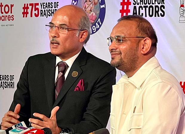 Sooraj Barjatya and Mahavir Jain to unveil the title and release date of the film starring Ayushmann Khurrana and Sharvari Sooraj Barjatya and Mahavir Jain to unveil the title and release date of the film starring Ayushmann Khurrana and Sharvari