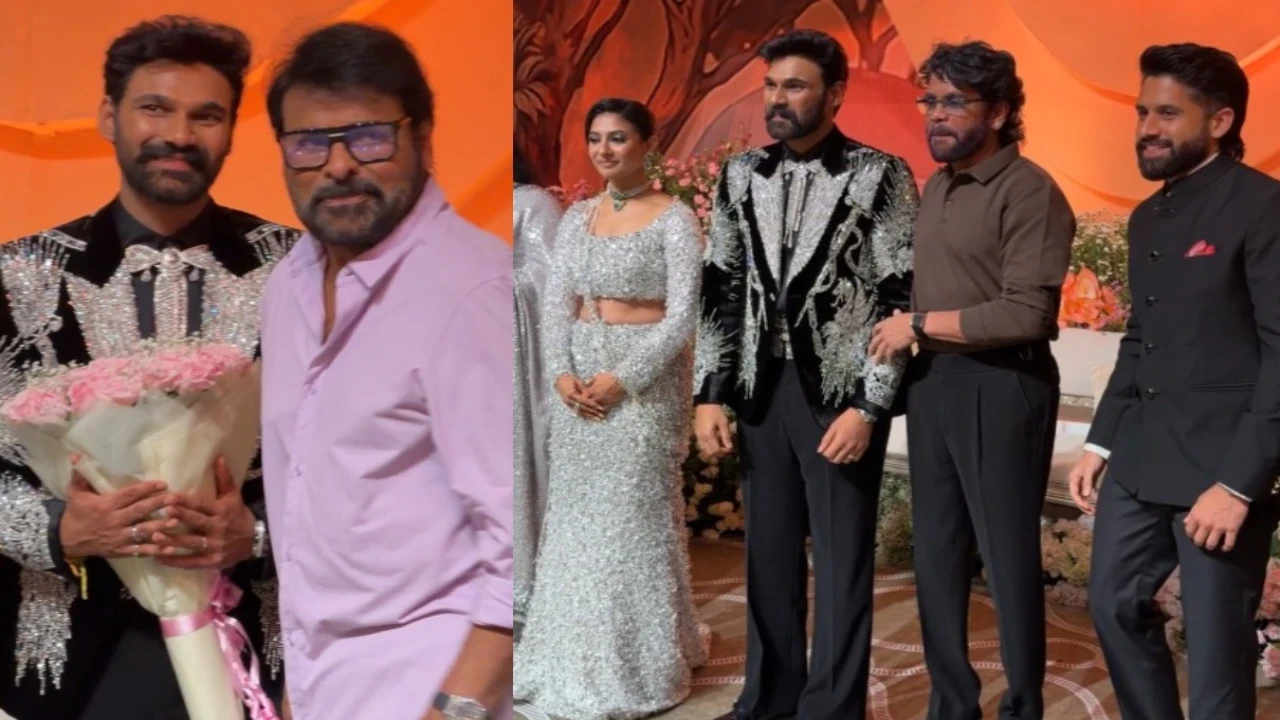 Bellamkonda Sai Srinivas-Kavya Reddy wedding: Nagarjuna, Chiranjeevi, Kajal Aggarwal attend Hyderabad reception Bellamkonda Sai Sreenivas-Kavya Reddy Wedding: Nagarjuna, Chiranjeevi, Kajal Aggarwal attend Hyderabad reception