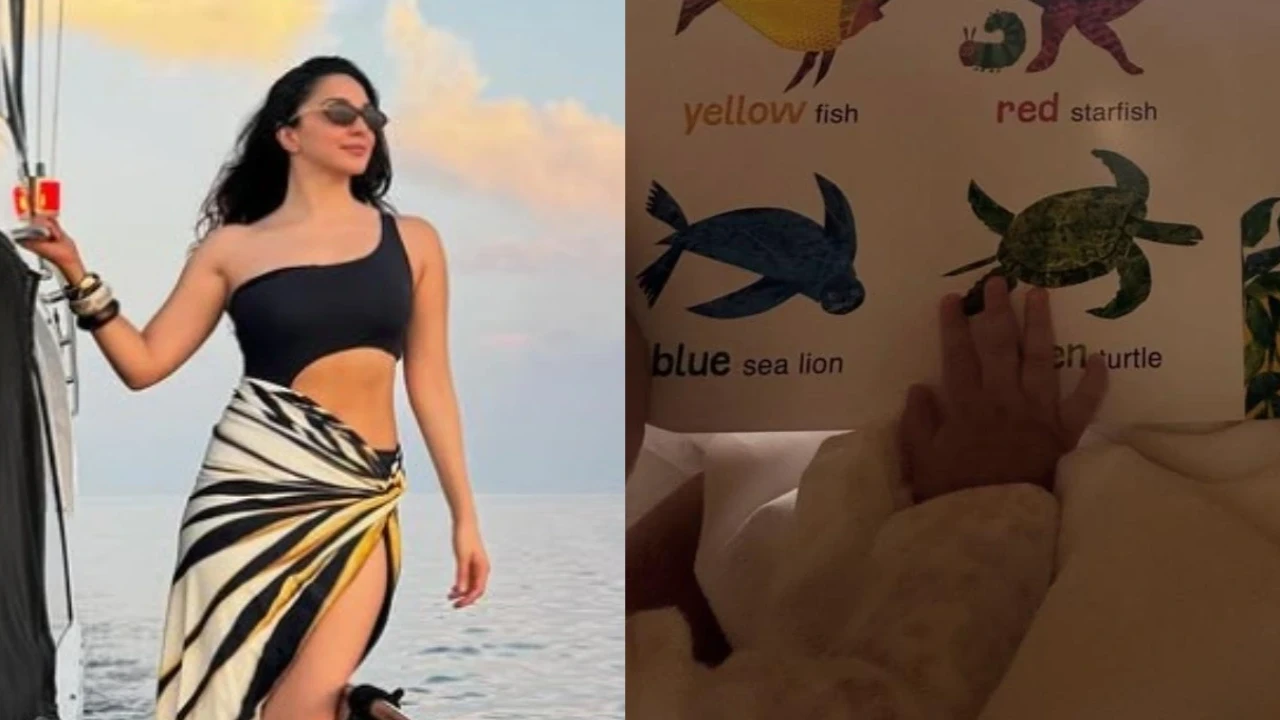 Kiara Advani shares glimpses from her 'mom era' Maldives vacation with Sidharth Malhotra and daughter Saraiyah; photos Kiara Advani drops glimpses of her ‘mom era’ Maldivian holiday with Sidharth Malhotra and daughter Saraayah; Photos