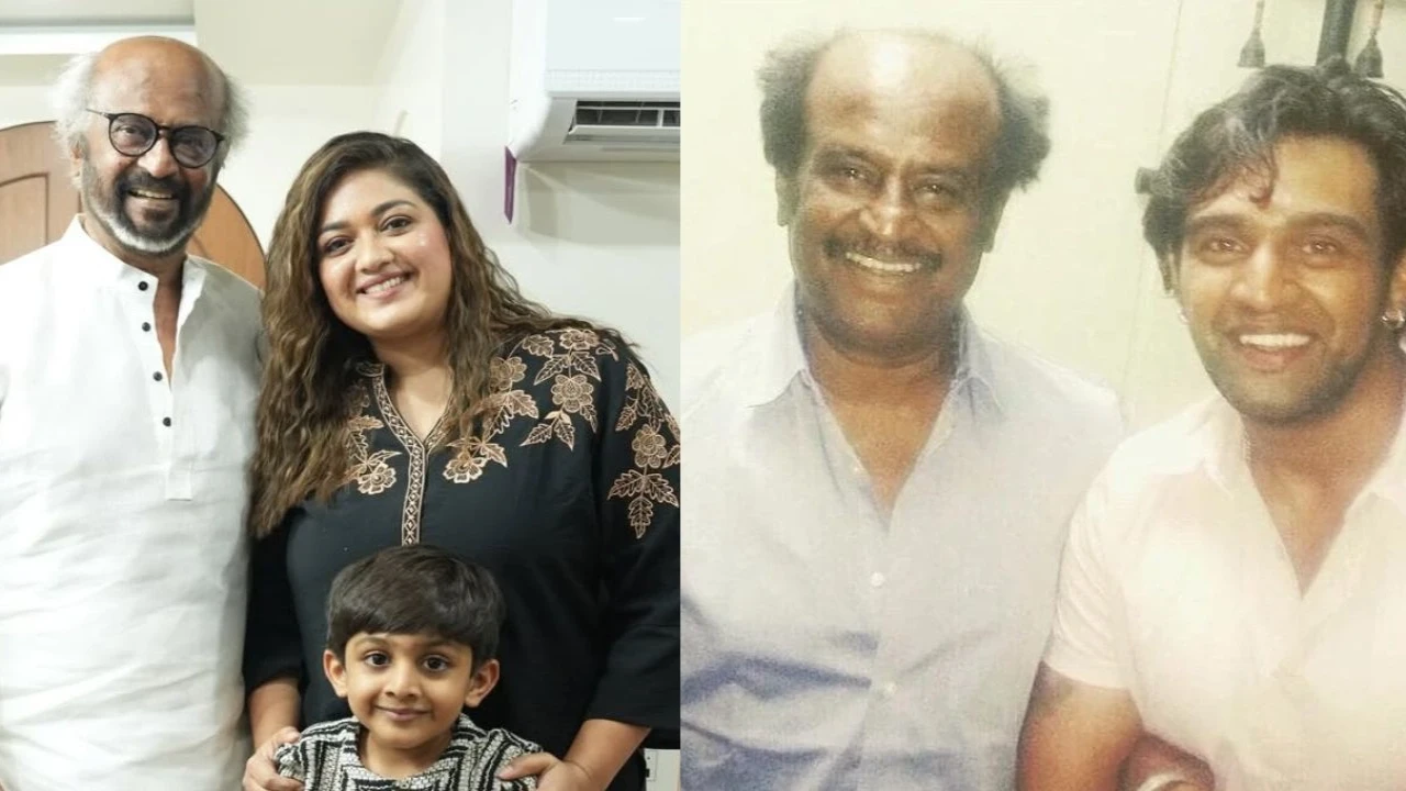 Meghna Raj Sarja confirms Jailer 2 casting with late Chiranjeevi Sarja on wedding anniversary: 'I feel you in every step I take' Meghana Raj Sarja, Rajinikanth, Chiranjeevi Sarja: courtesy of Meghana Raj Sarja's Instagram