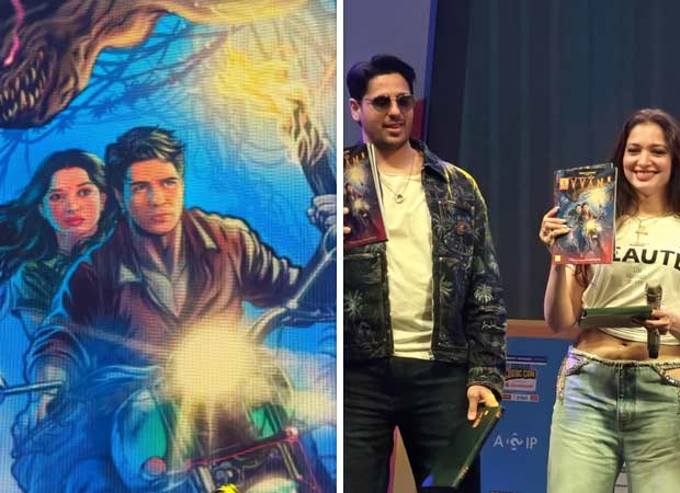 BREAKING: In a rare move, Team Vvan launches the comic book The Legend of Vvan ahead of the film's release; Sidharth Malhotra laughs, “Most of the boys are very upset that I am covering Tamannaah Bhatia from the front!” BREAKING: In a rare move, Team Vvan launches the comic book The Legend of Vvan ahead of the film's release; Siddharth Malhotra laughs, "Most of the boys are very upset that I am the first to cover Tamannaah Bhatia!"