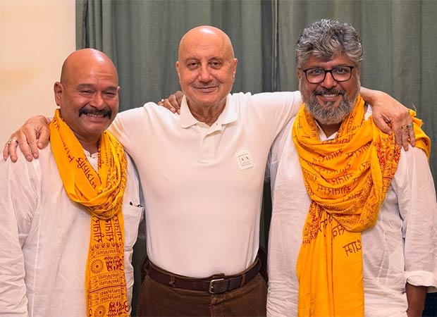 Anupam Kher completes the first schedule of Shri Ram Bhoomi in Ayodhya; Says, "A part of me left behind" Anupam Kher completes the first schedule of Shri Ram Bhoomi in Ayodhya; They say,